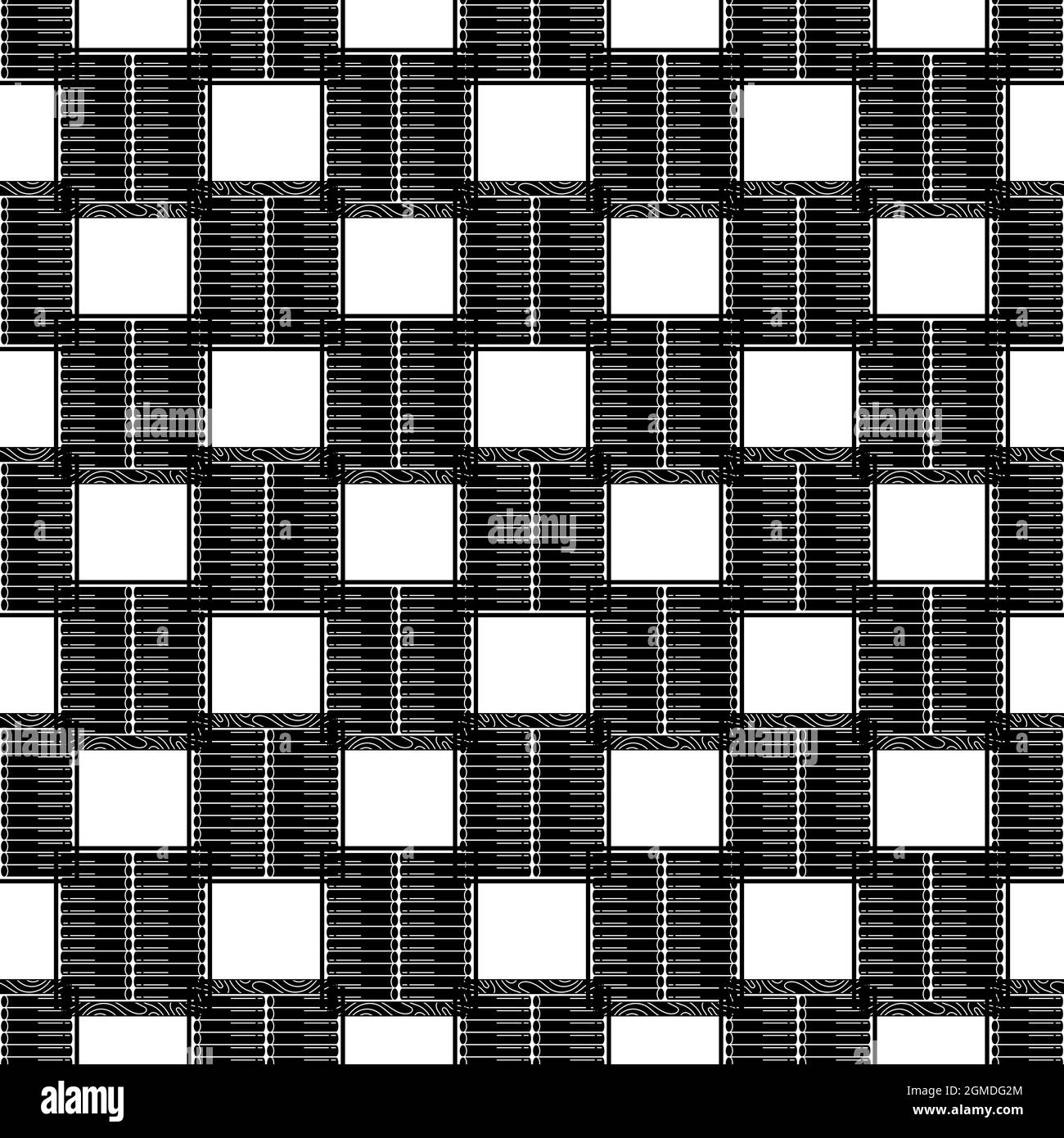 Wood jalousie pattern seamless background texture repeat wallpaper geometric vector Stock Vector