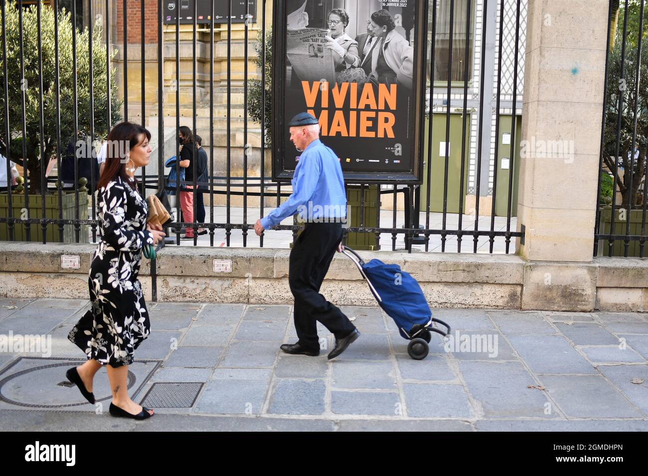 Paris, France. 17th Sep, 2021. Vivian Maier exhibition at the Luxembourg museum in Paris, France on September 17, 2021 ( until January 16, 2022) Photo by Lionel Urman/ABACAPRESS.COM Credit: Abaca Press/Alamy Live News Stock Photo