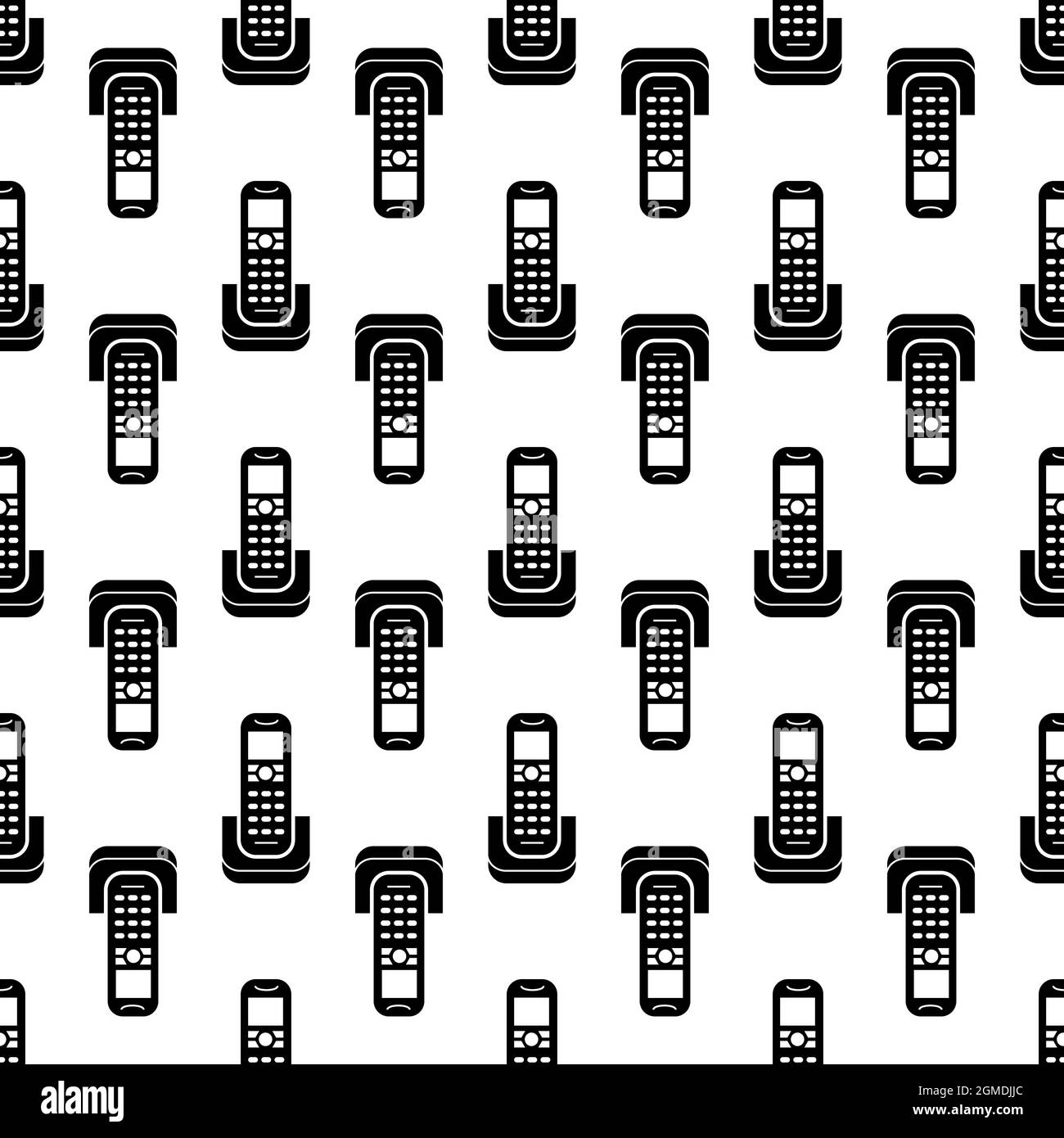Radiophone pattern seamless background texture repeat wallpaper geometric vector Stock Vector
