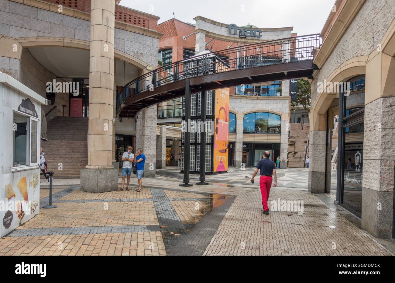 Forum Aveiro, retail complex featuring stores and a food court, Aveiro