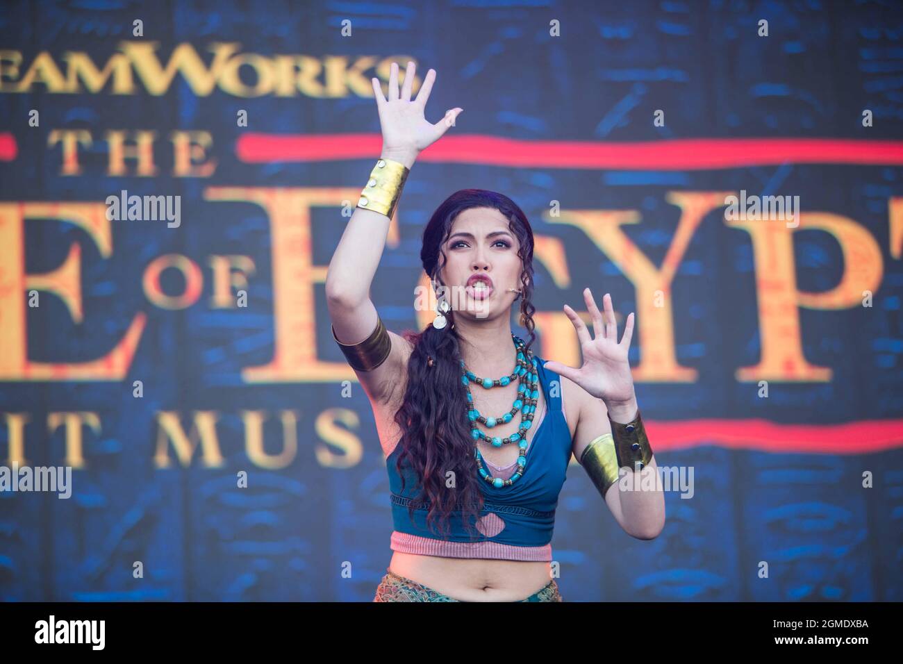 London, UK. 18 Sep 2021  The Prince of Egypt. West End Live  The show that  features free performances from London’s most celebrated West End musicals, live and free in Trafalgar Square. Paul Quezada-Neiman/Alamy Live News Stock Photo