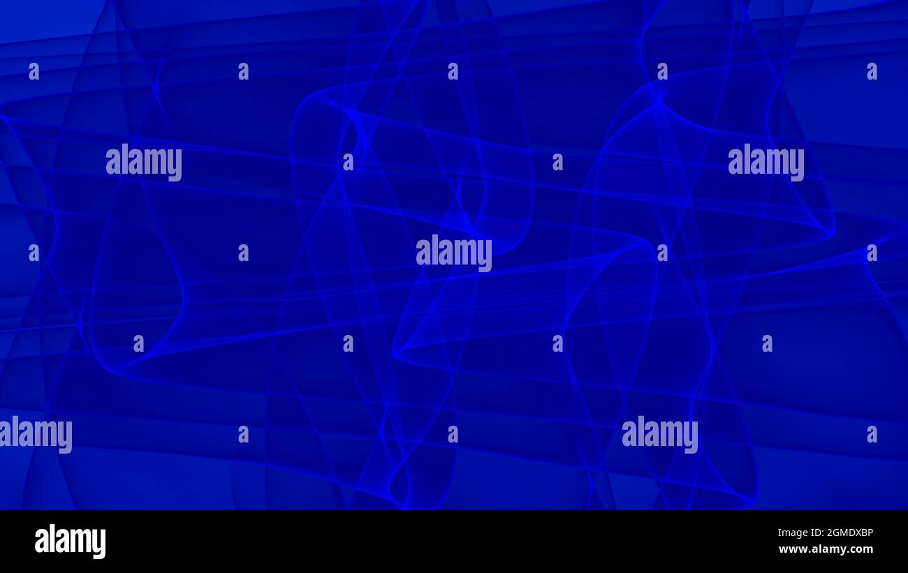 Abstract background 4k blue light dark waves and lines Stock Photo - Alamy