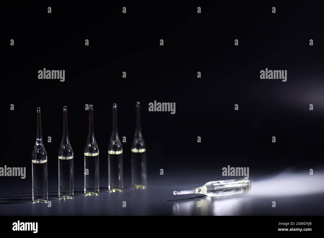 Medical drug in ampoules. Medicines for injection Stock Photo Alamy