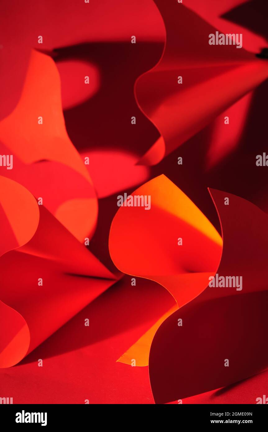 Abstract background in red and orange tones. Stock Photo