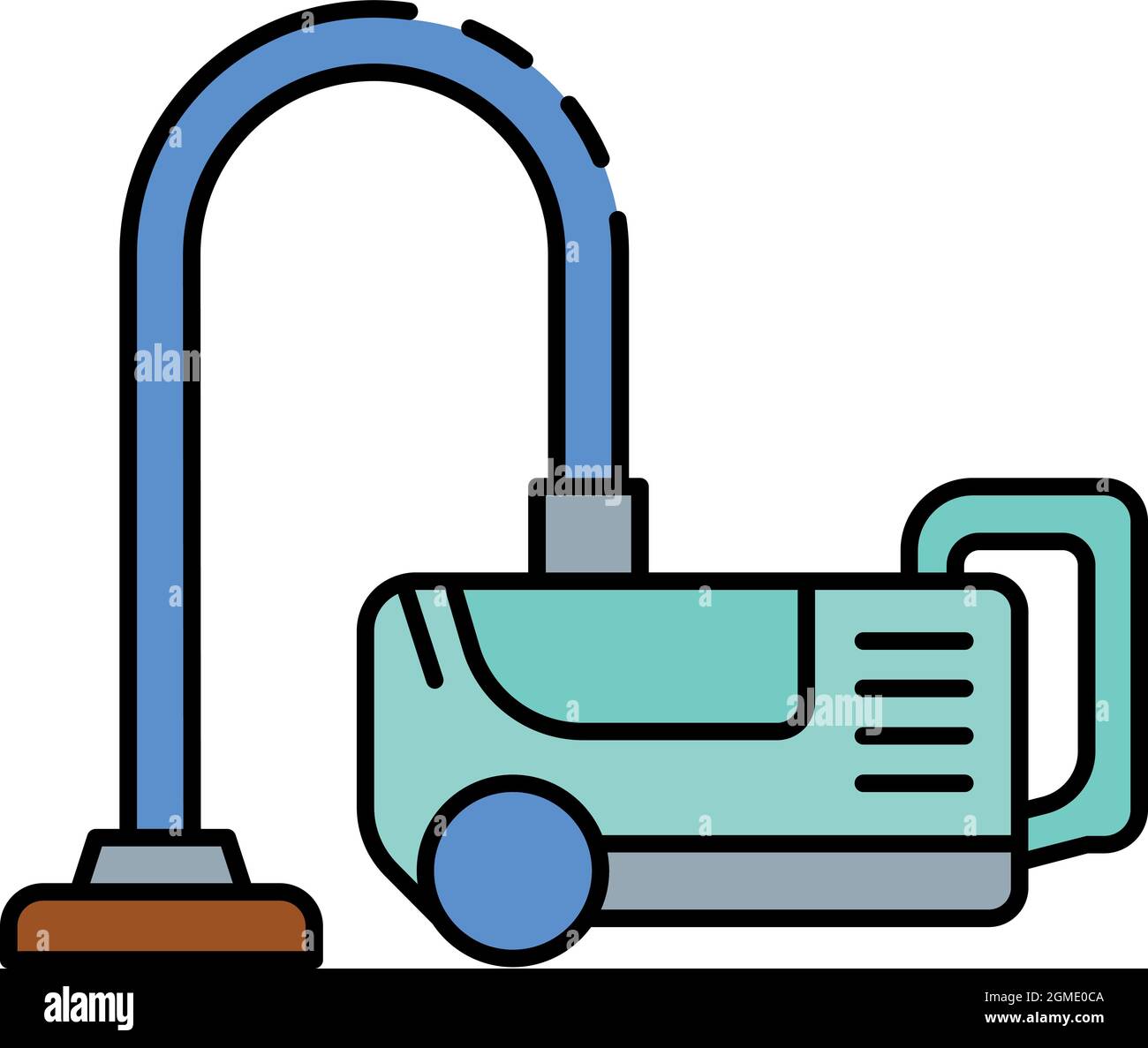 Classic vacuum cleaner icon. Outline classic vacuum cleaner vector icon ...