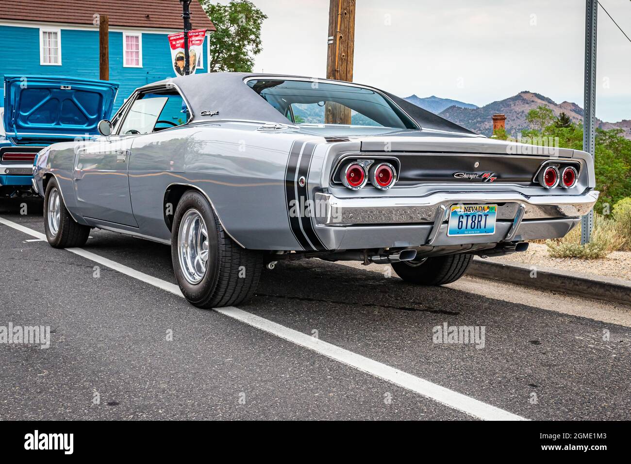 Virginia City, NV - July 31, 2021: 1968 Dodge Charger R/T hardtop coupe at a local car show. Stock Photo