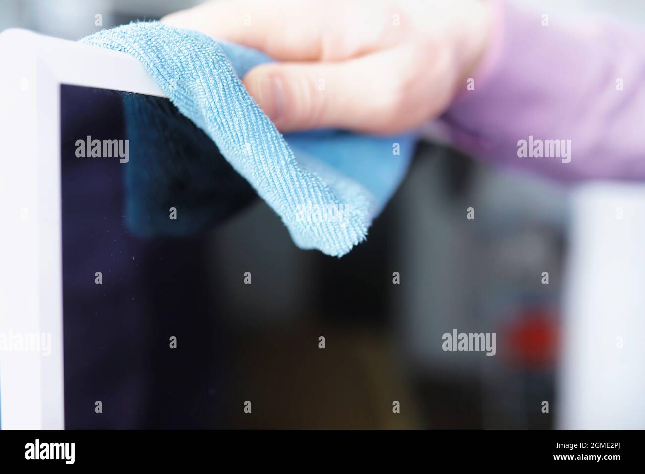 House Cleaning Dusting On Household Appliances Tv Cleaning General