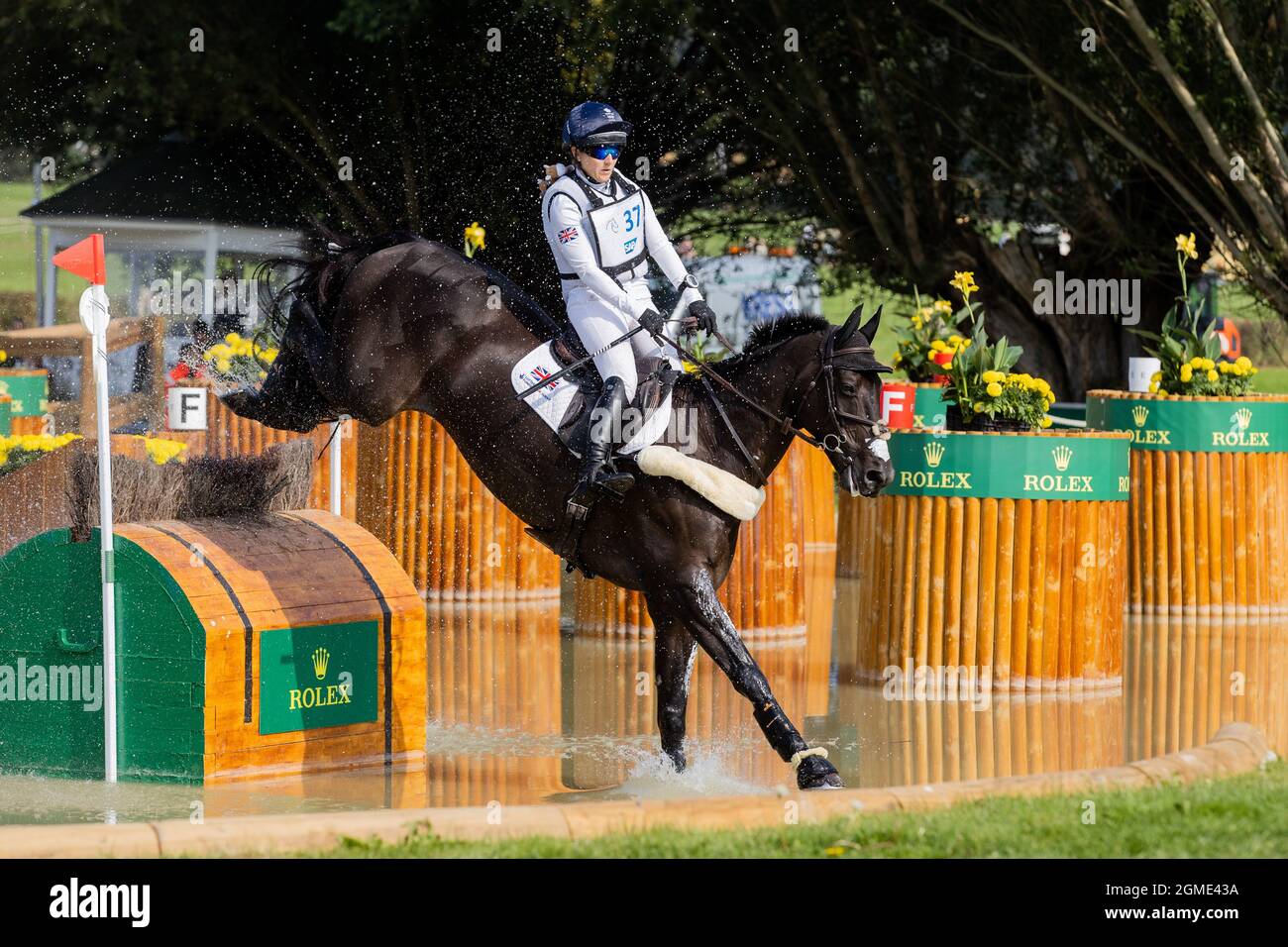 Aachen, Germany. 18th Sep, 2021. CHIO, Eventing, Cross-Country: The ...