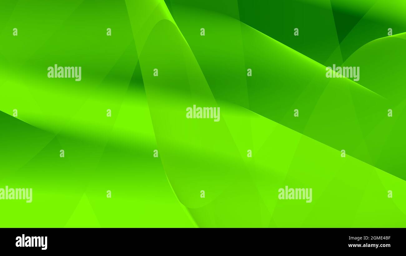 Background abstract 8K green light green dark green waves lines curves
