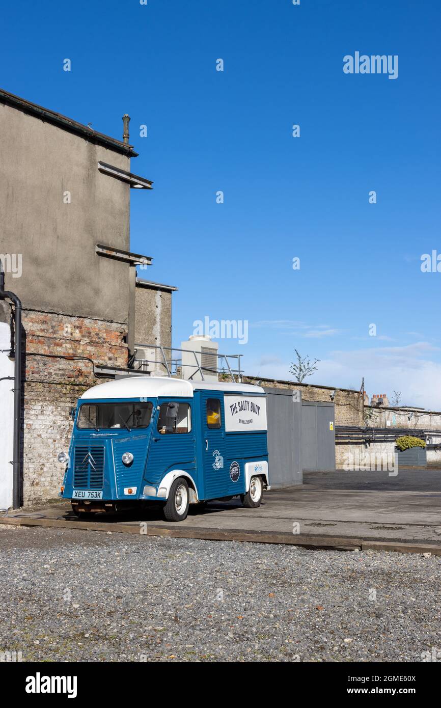 DUBLIN, IRELAND - Mar 21, 2021: The Food Truck - The Salty Buoy at the  Digital Hub in Dublin, Ireland Stock Photo - Alamy