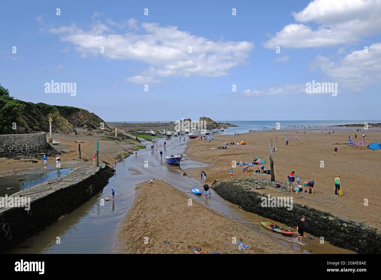 Playing in the water. Stock Photo