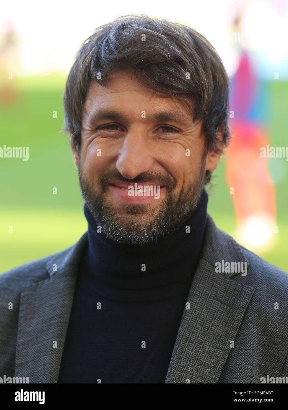 Soccer TV Expert Thomas Broich During The 3rd League Season 2021-22 1.FC Magdeburg - 1.FC Kaiserslautern In The MDCC-Arena Magdeburg Stock Photo