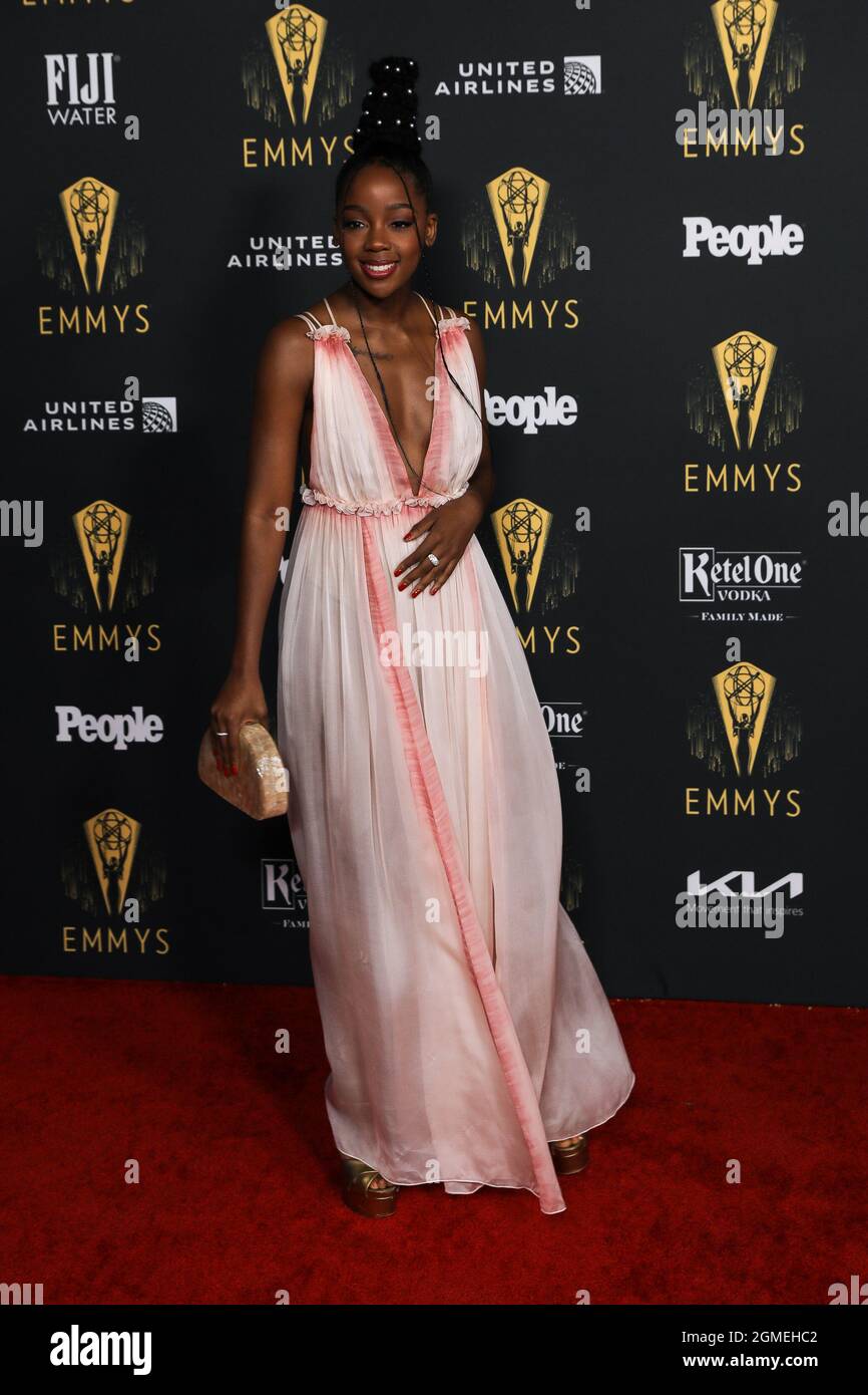 Thuso Mbedu Arrives At The Emmys Performers Nominee Celebration In Los Angeles California On 