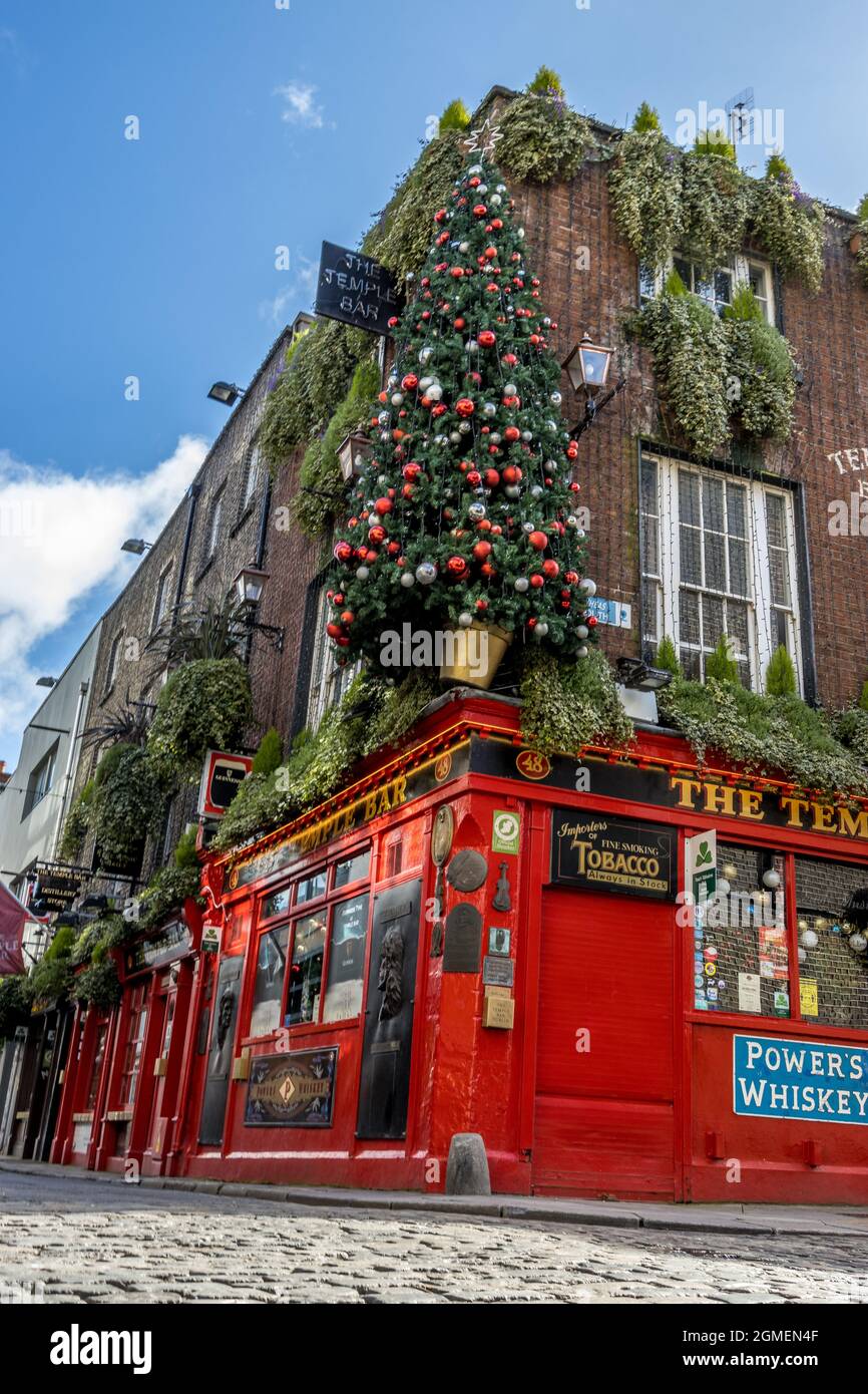 DUBLIN, IRELAND Mar 21, 2021 A beautiful view of the front facade of