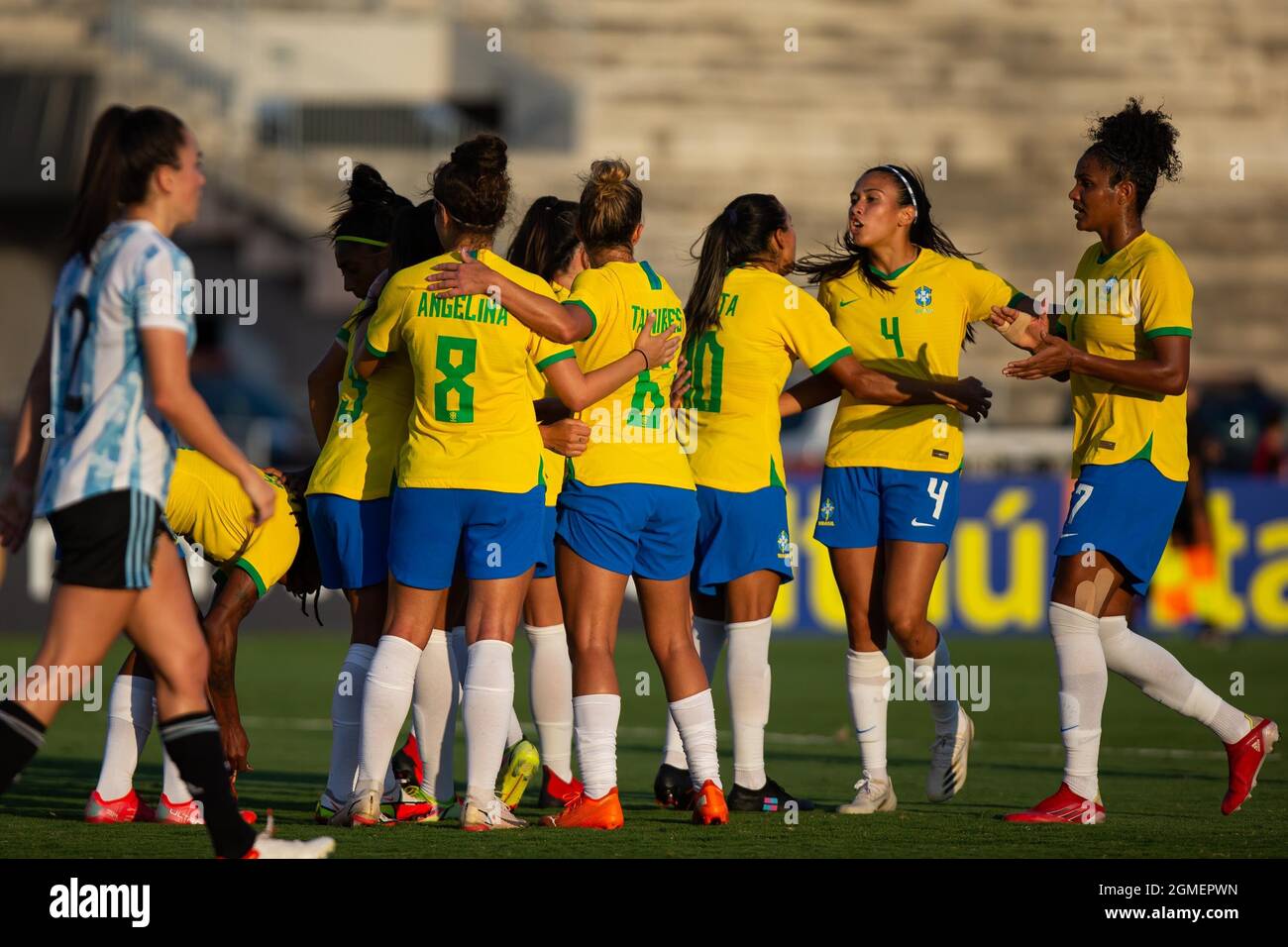 Campina Grande, Brazil. 15th Mar, 2020. Marcelinho Paraíba gives an  interview during a game between Perilima and Centro Sportivo Paraibano  (CSP), held this Sunday afternoon (15th) at the Ernani Sátyro stadium in