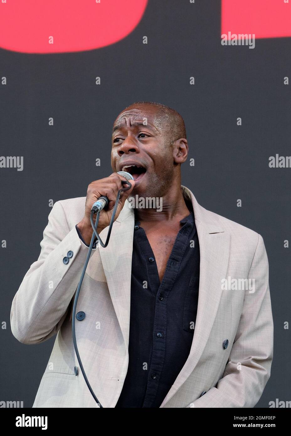 Newport, UK. 18th Sep, 2021. Andrew Roachford, MBE, British singer ...