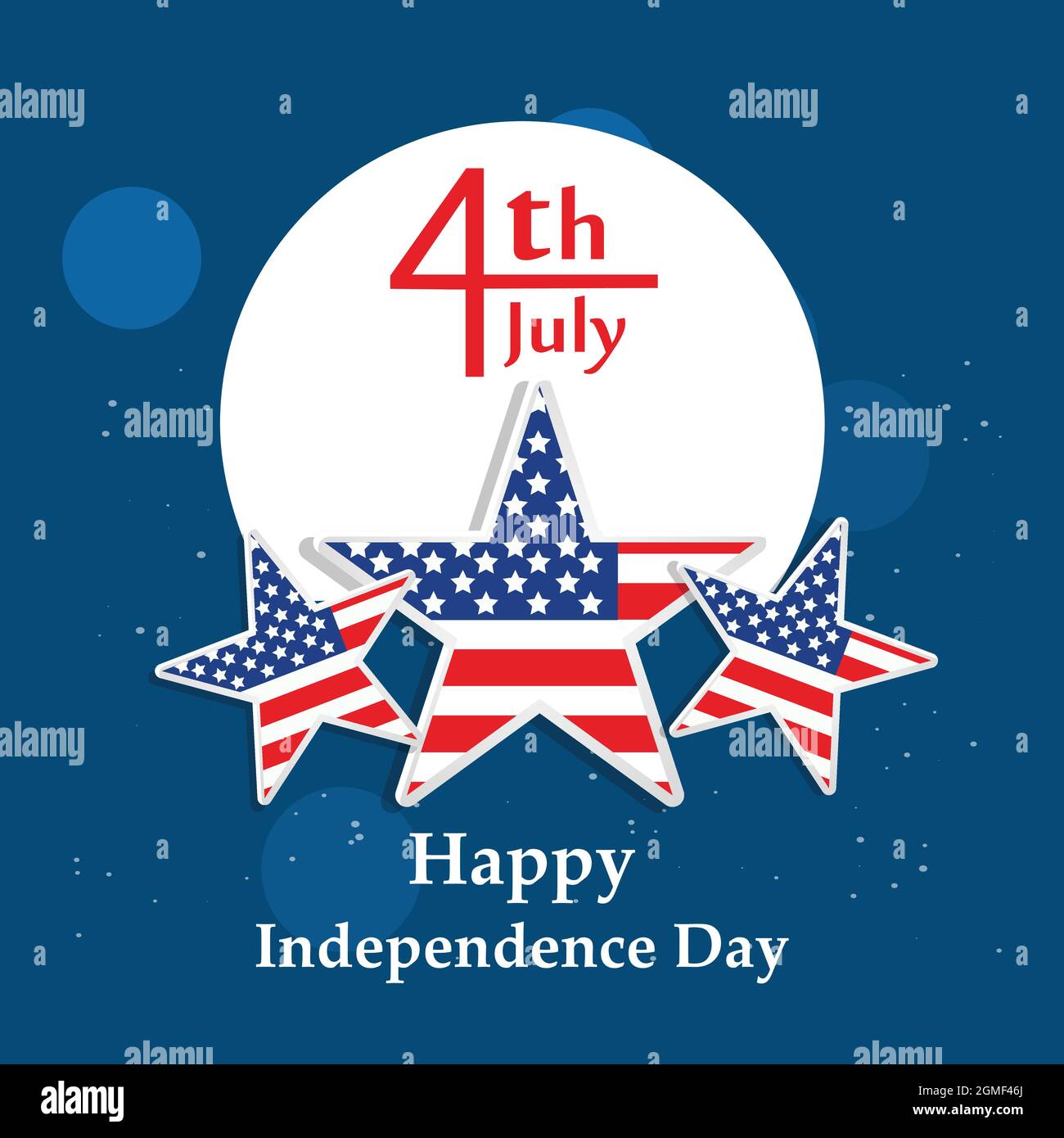 4th July Background Stock Vector