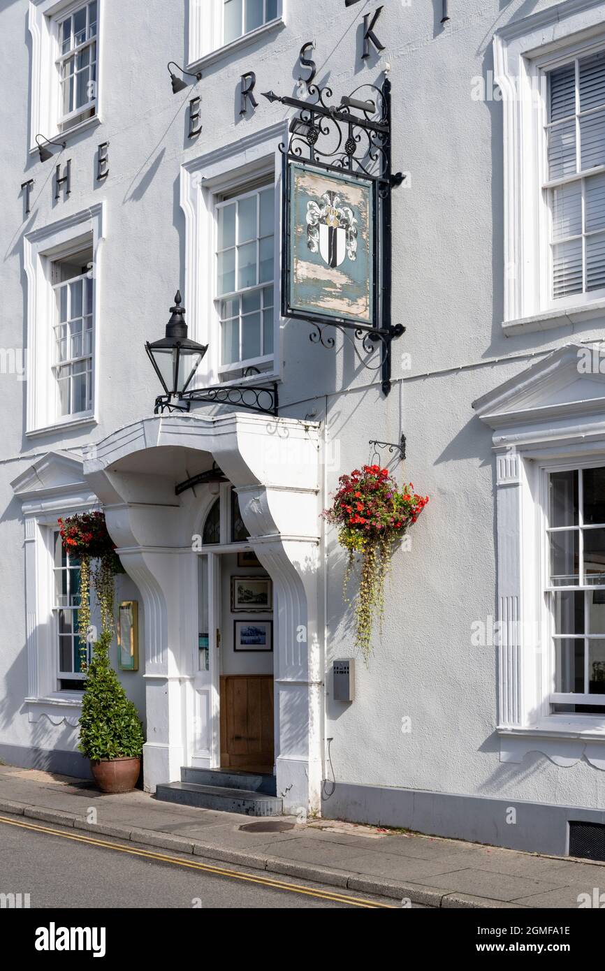The Erskine Arms public house former Coaching Inn Rose Hill Street, Conwy, North
