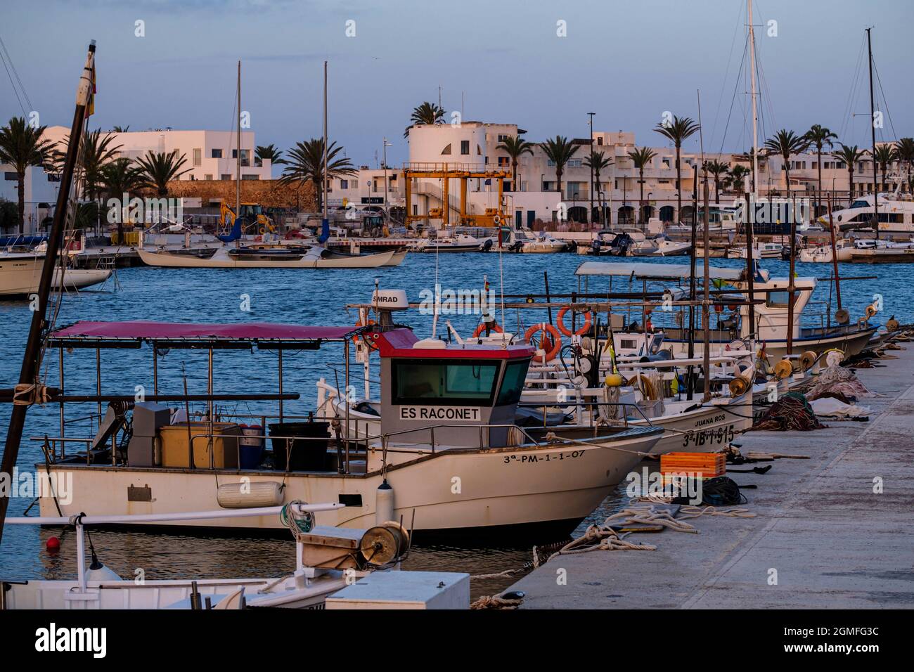 La Savina port, Formentera, Pitiusas Islands, Balearic Community, Spain  Stock Photo - Alamy
