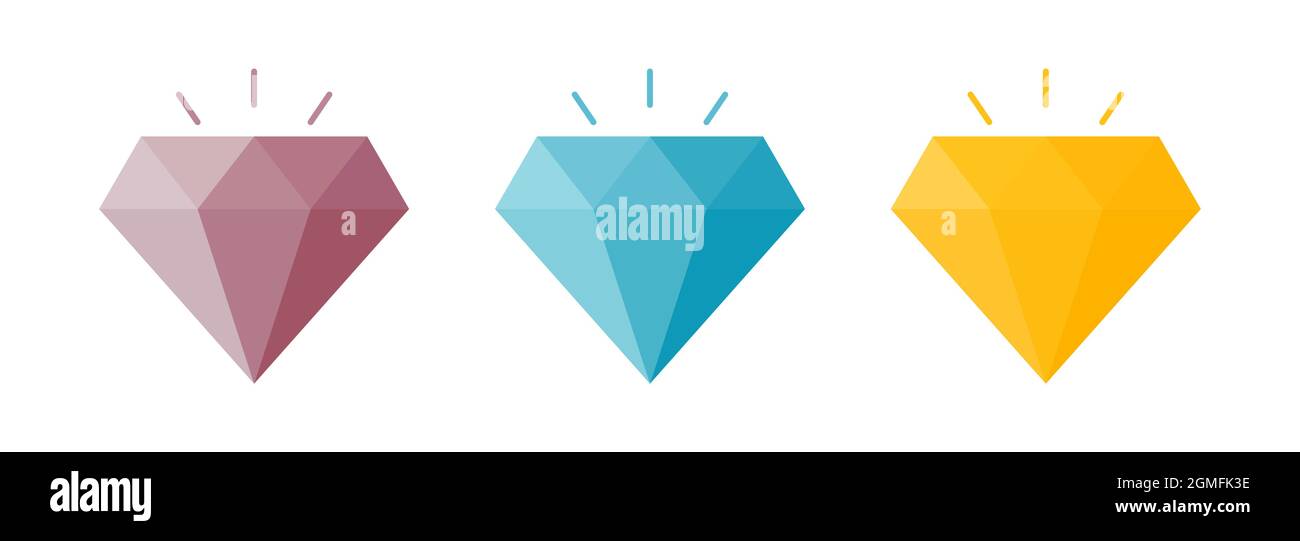 Diamond simple icon. Vector Illustration EPS10 Stock Vector Image & Art ...