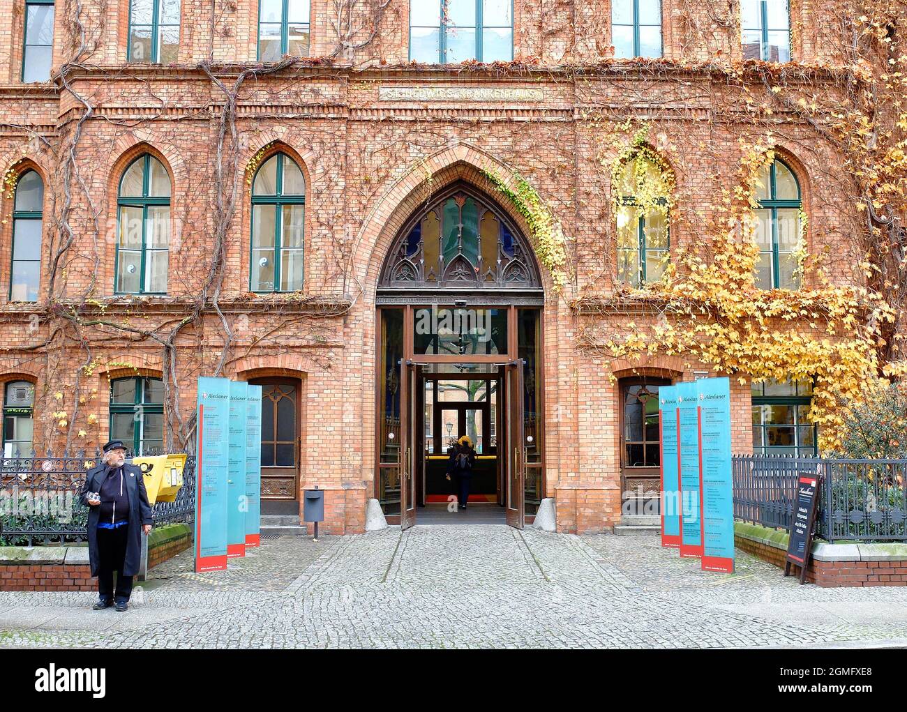 Berlin, Germany Nov 23, 2017 Alexianer St. HedwigKrankenhaus was