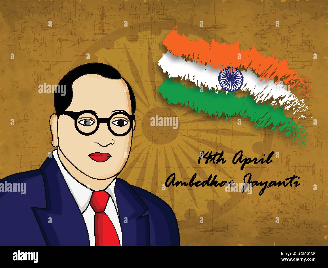 Dr. Ambedkar Jayanti Stock Vector