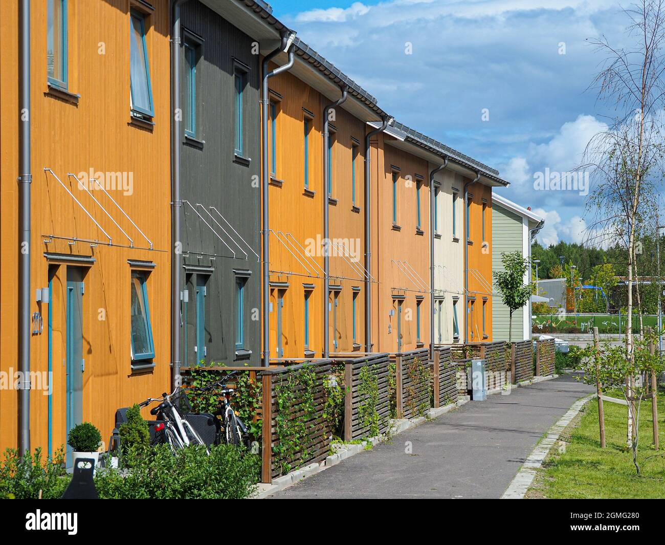 Picture of Scandinavian residential house hi-res stock photography and images - Alamy