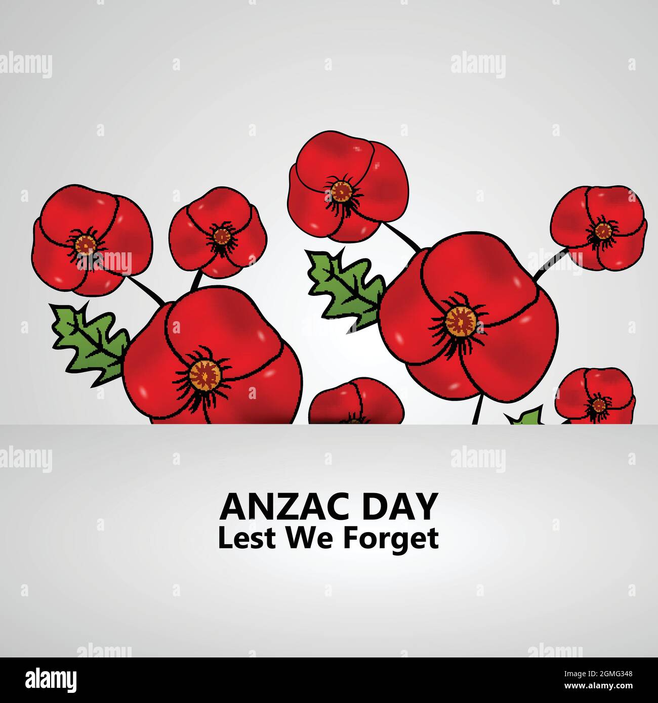 Anzac Day Australia Background Stock Vector Image & Art Alamy