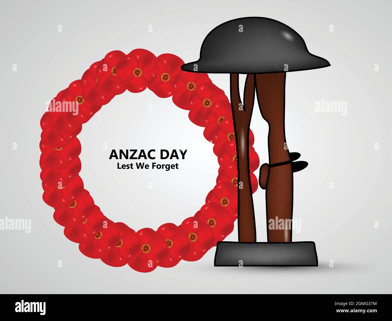 Anzac Day Australia Background Stock Vector Image & Art Alamy