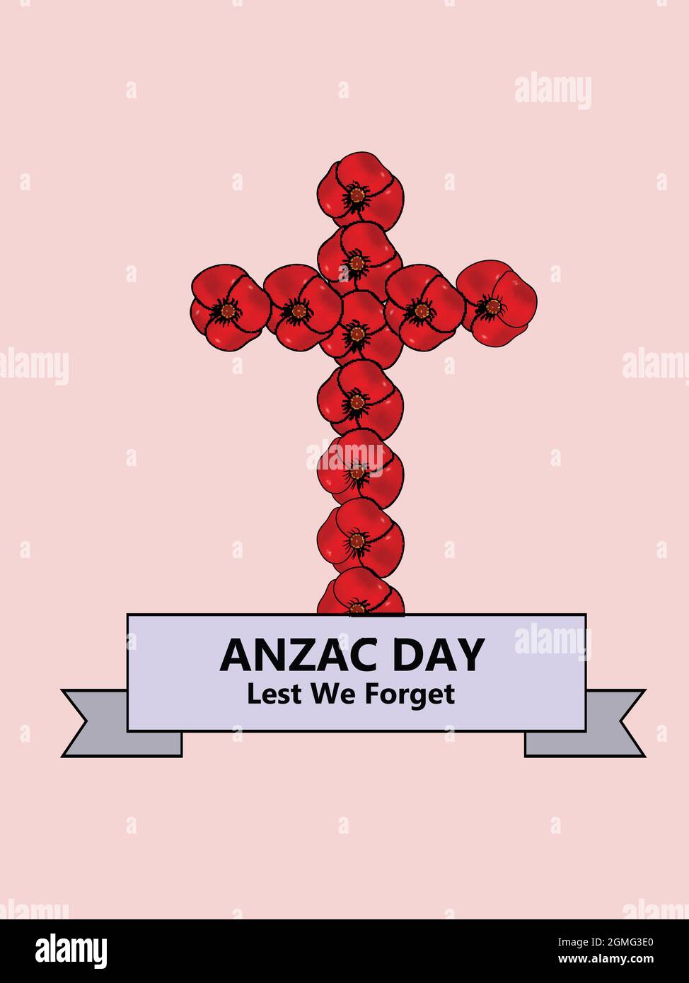 Anzac Day Australia Background Stock Vector Image & Art Alamy