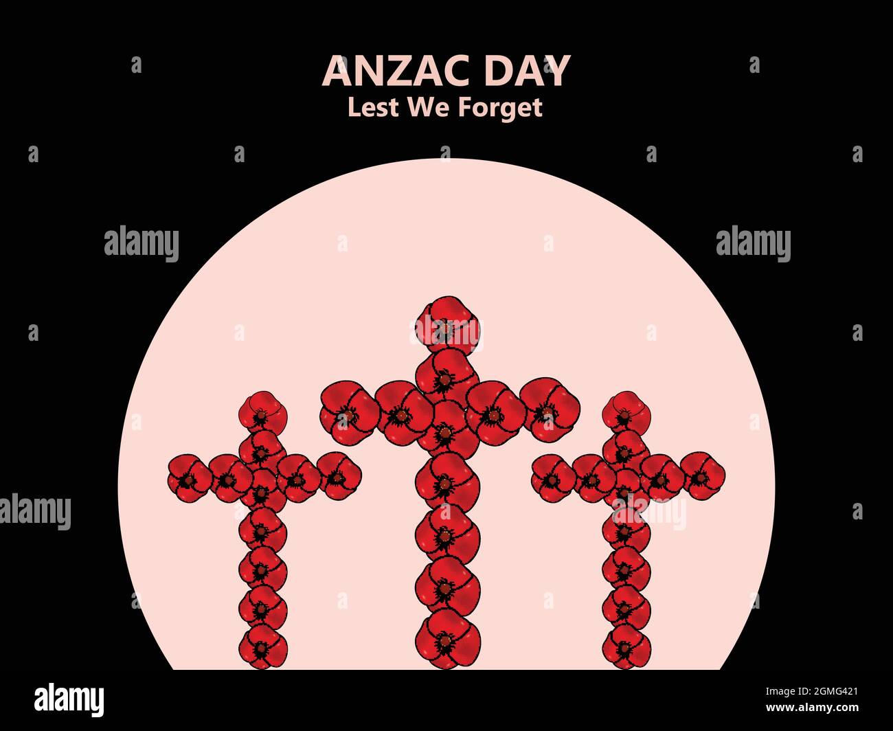 Anzac Day Australia Background Stock Vector Image & Art Alamy