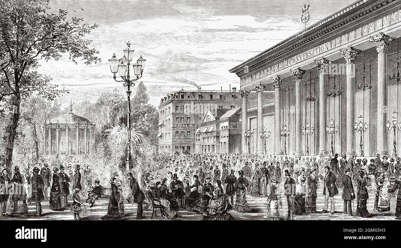 Spa town of Baden-Baden, Black Forest, Baden-Wuerttemberg, Germany