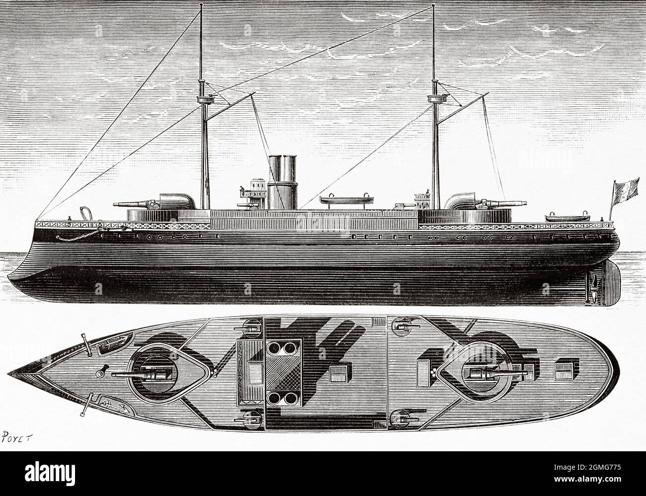 French ironclad indomptable was an ironclad barbette ship built for the
