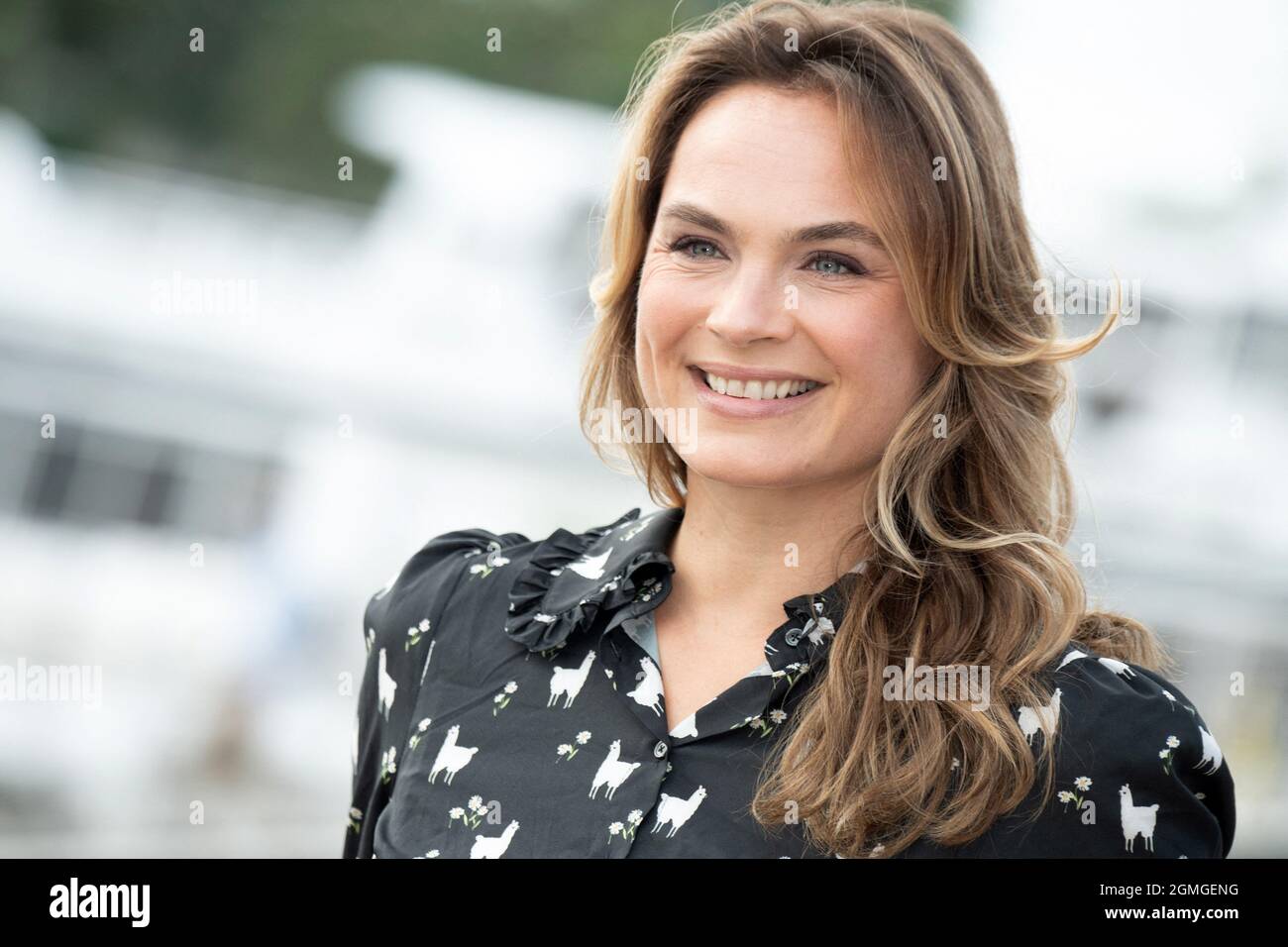 Carmen Kassovitz and Theo Fernandez attend the Stalk during the 23rd TV  Fiction Festival at La Rochelle, on September 16, 2021 in La Rochelle,  France. Photo by David Niviere/ABACAPRESS.COM Stock Photo 