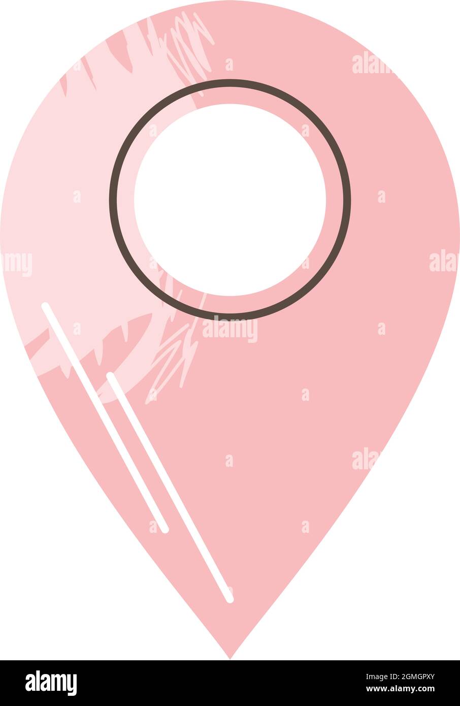 gps location pointer Stock Vector Image & Art - Alamy