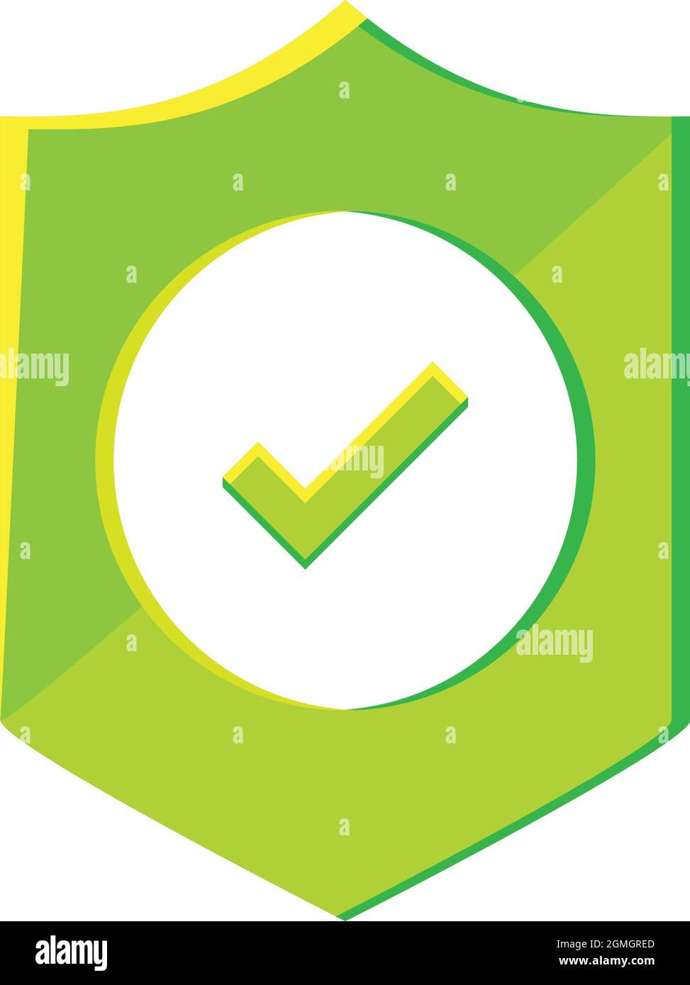 Shieldtm In/check check mark in shield Stock Vector Image & Art - Alamy
