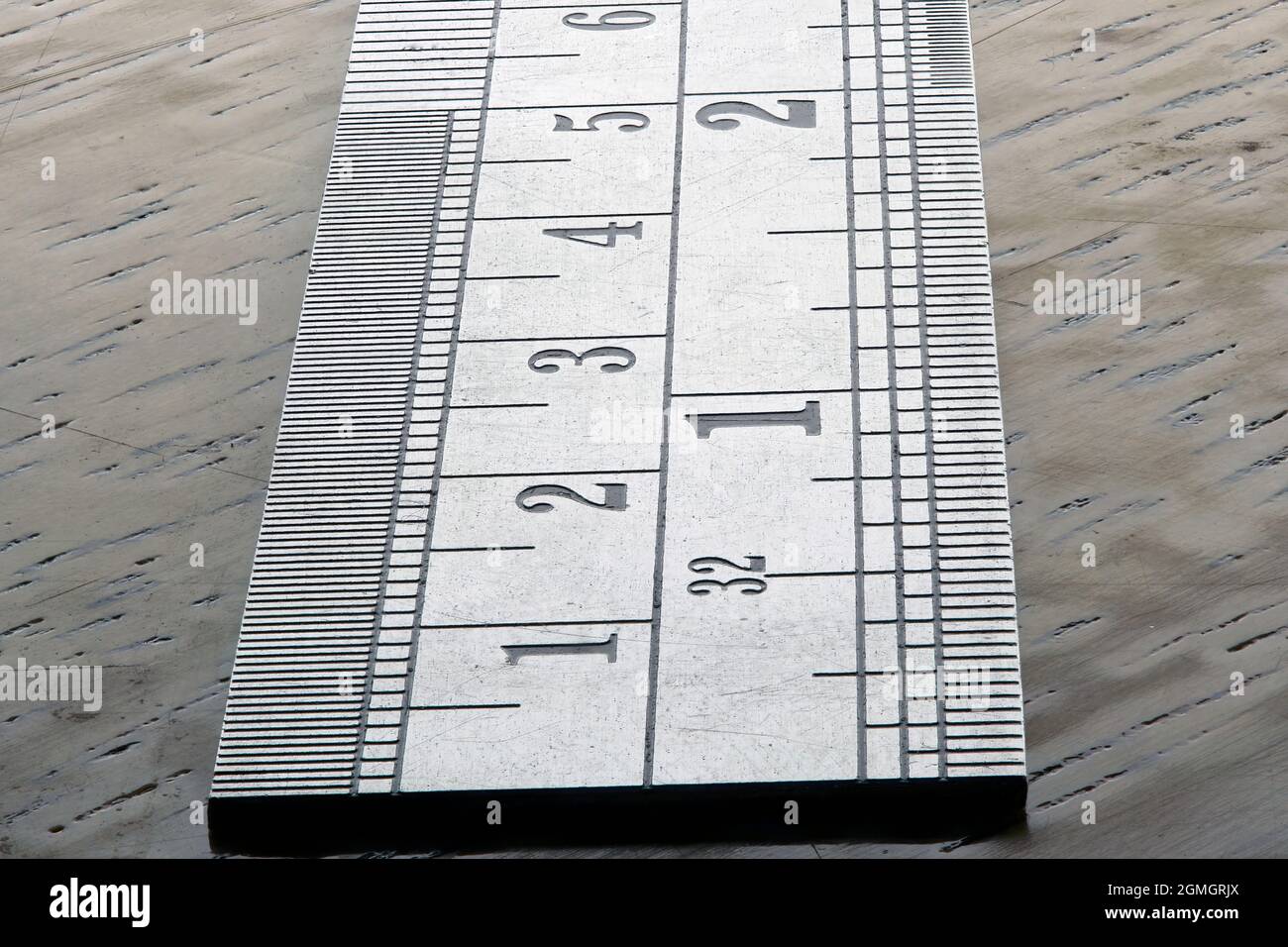 Ruler 12 inches isolated hi-res stock photography and images - Alamy