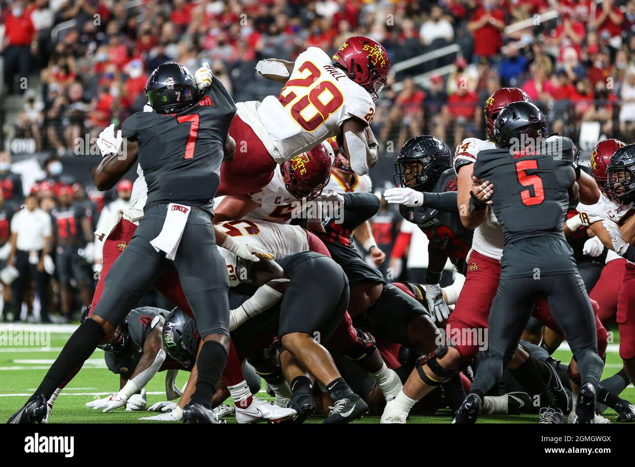 September 18, 2021: Iowa State Cyclones running back Breece Hall