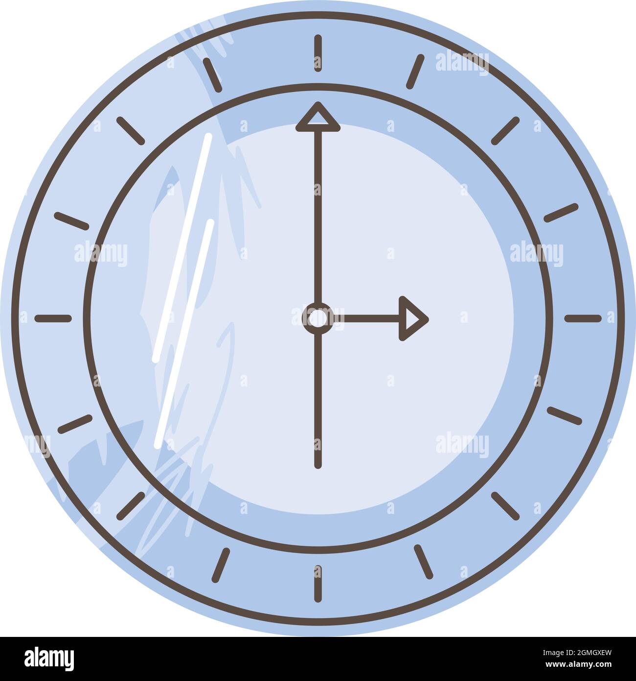 time clock hour Stock Vector Image & Art Alamy