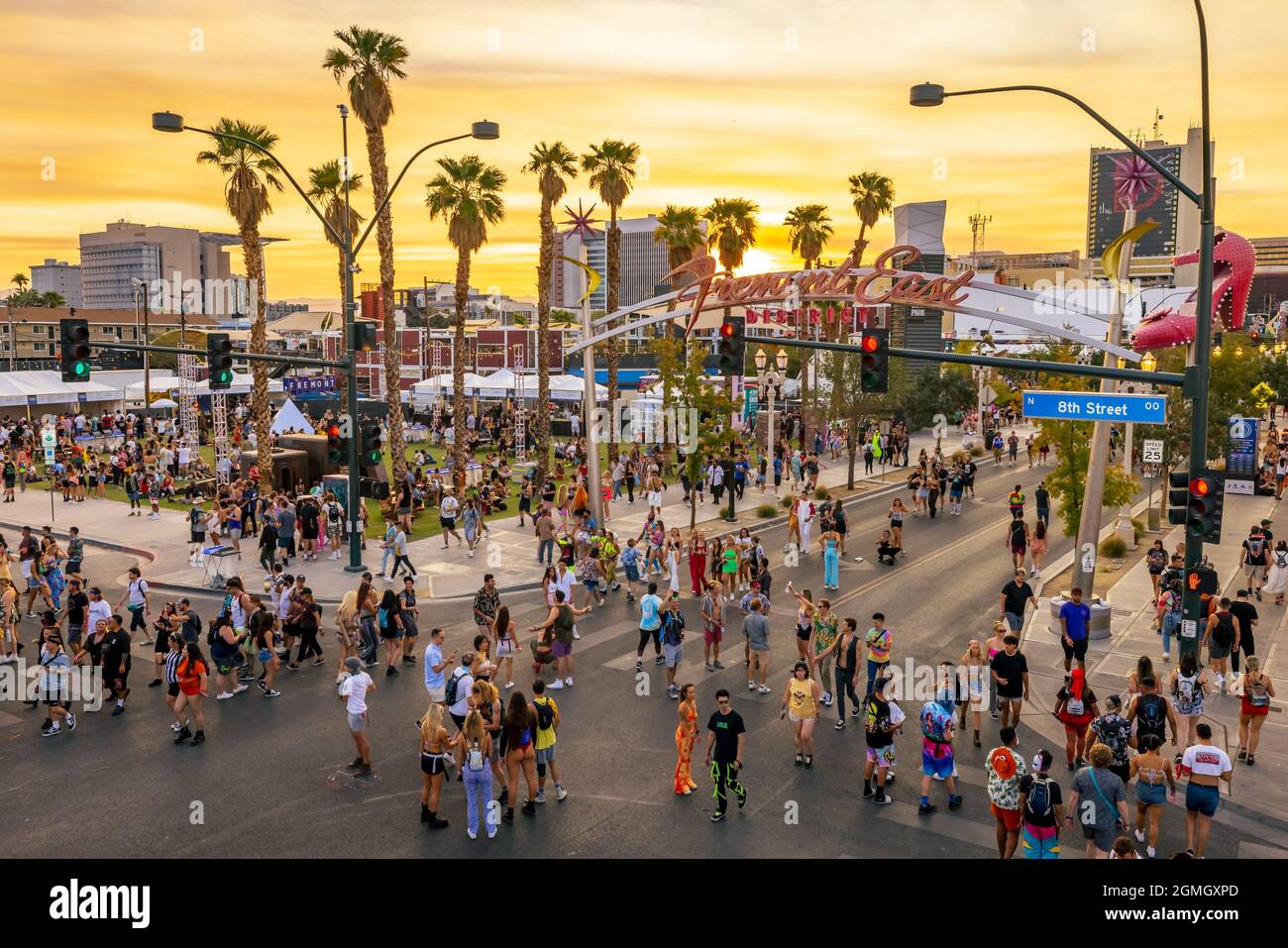 Las Vegas, USA. 18th Sep, 2021. Atmosphere during the 2021 Life is  Beautiful Music Festival held in Downtown Las Vegas, Nevada on September  18, 2021. (Photo by Alive Coverage/Sipa USA) Credit: Sipa