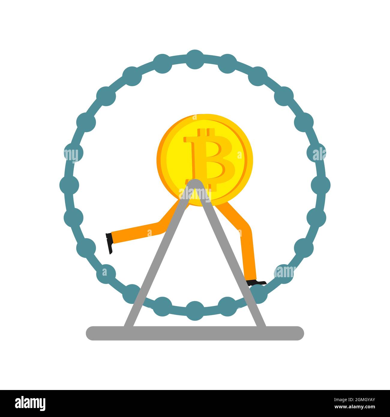 Bitcoin rate growth concept. Blockchain technologies, bitcoins, altcoins,  finance, digital money market, cryptocurrency wallet, rocket. Vector  illustration in flat style Stock Vector Image & Art - Alamy
