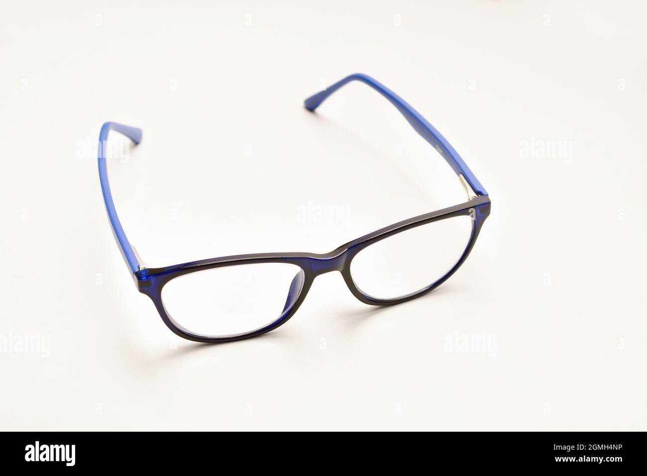 Eyeglasses over white background, spectacle for better Vision Stock Photo