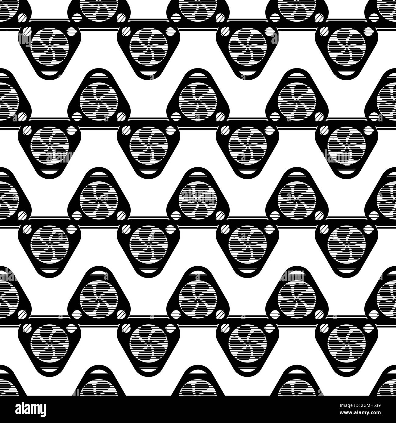 Triangular fan fireplace pattern seamless background texture repeat ...