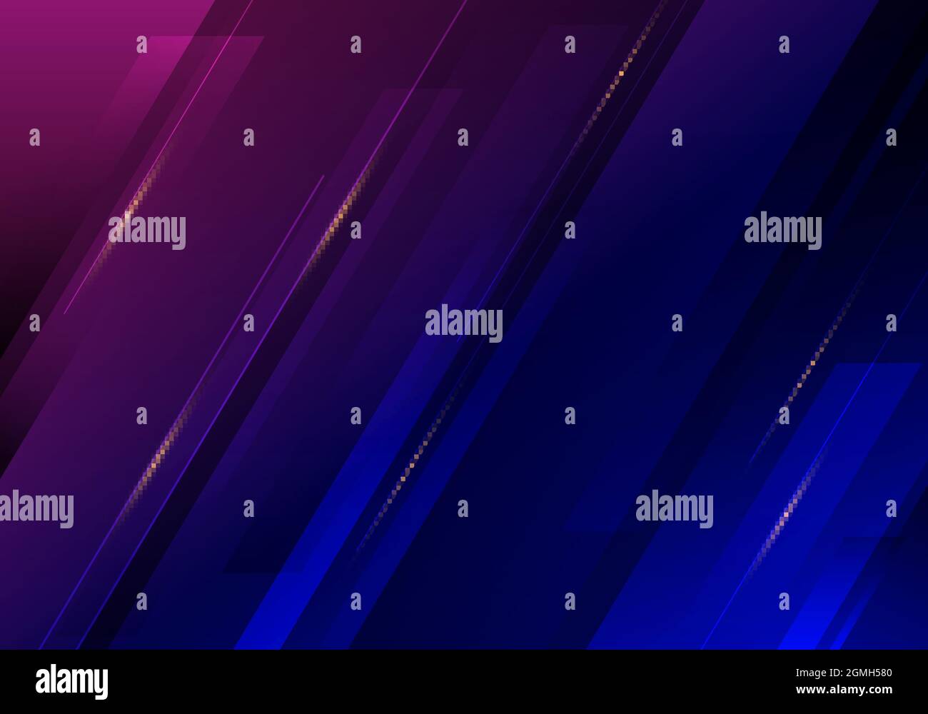 Abstract diagonal stripes with dark blue and pink background and ...