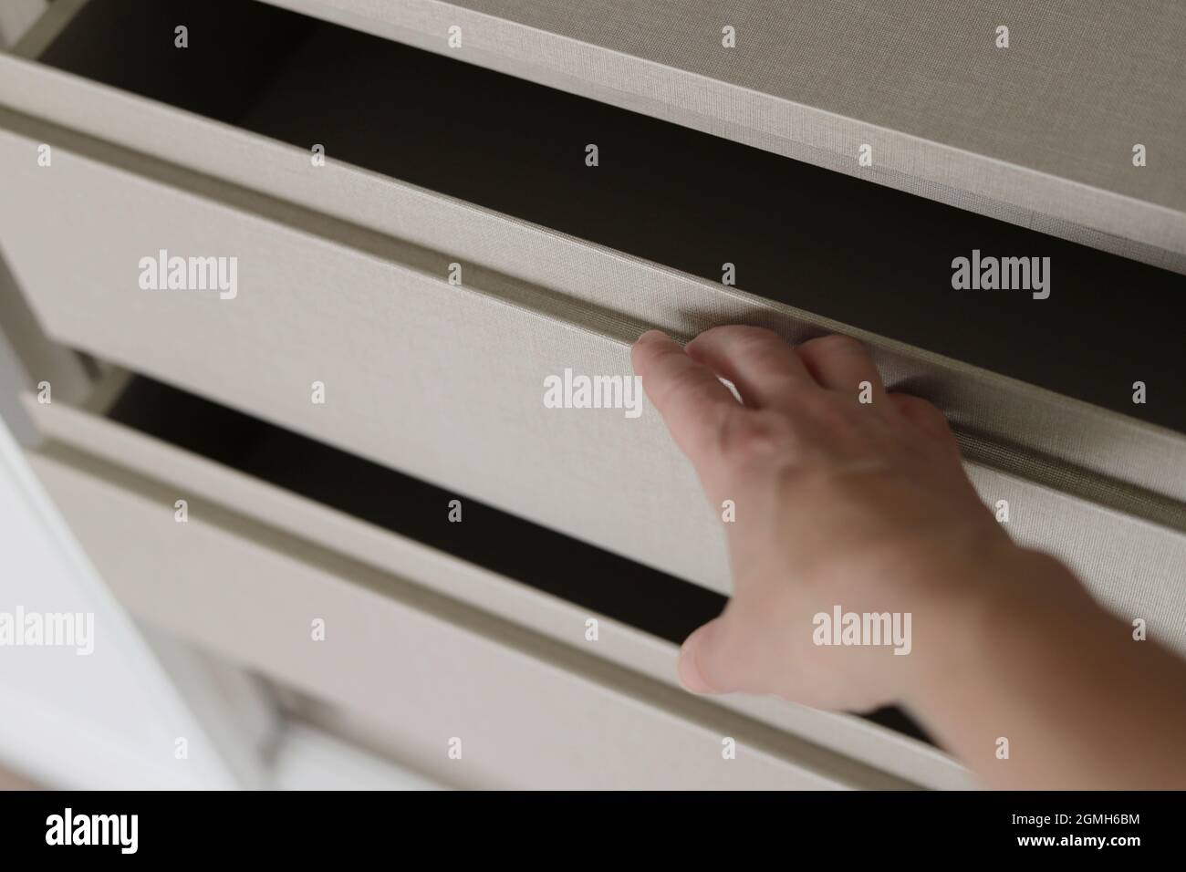 hand opening builtin drawers metal accessory for trouser