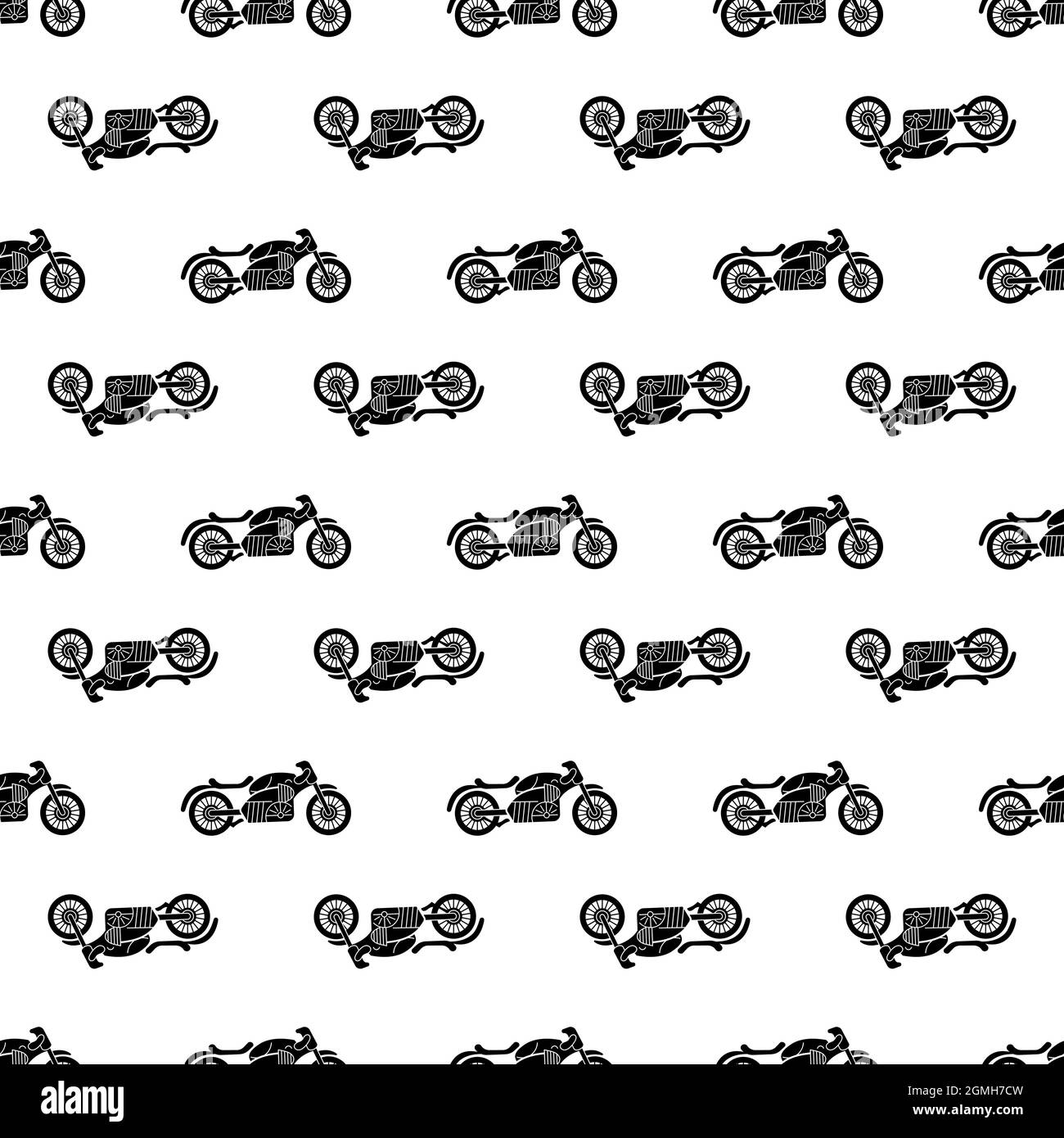 Old motorbike pattern seamless background texture repeat wallpaper  geometric vector Stock Vector Image & Art - Alamy