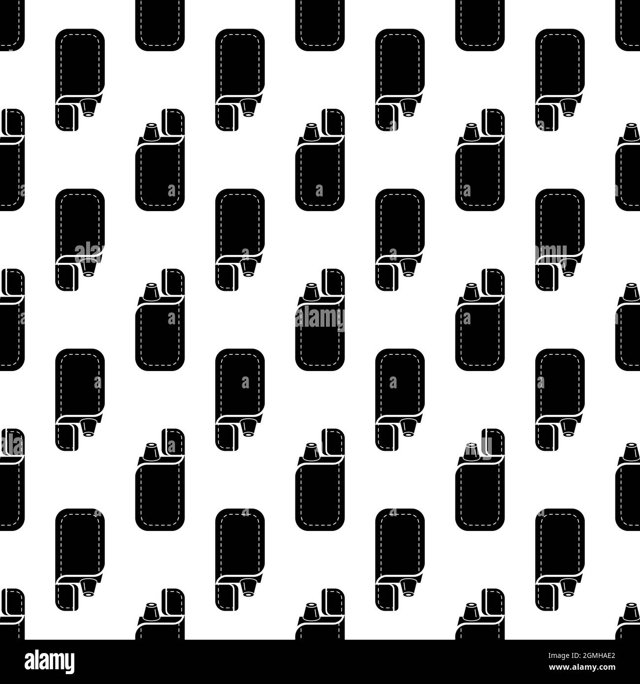 Vape device pattern seamless background texture repeat wallpaper geometric vector Stock Vector