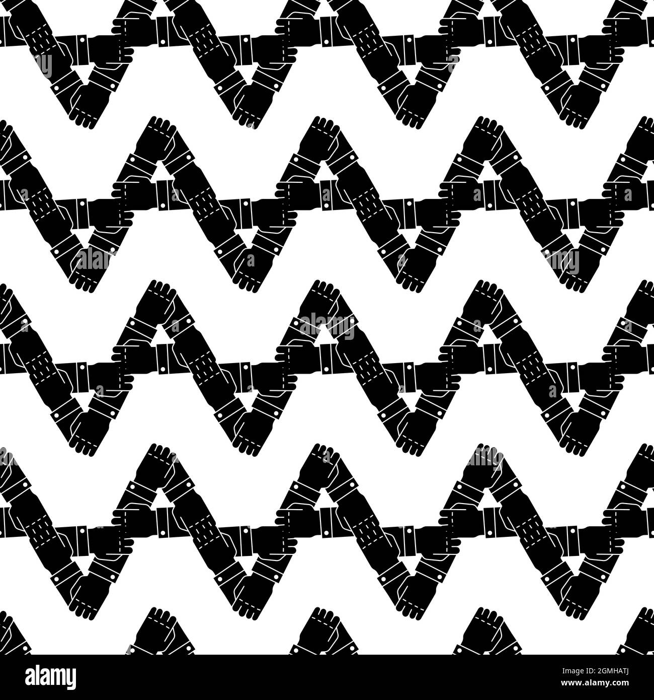 Hands teamwork pattern seamless background texture repeat wallpaper ...