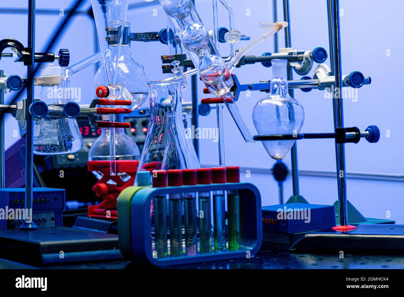 Amino Acid Synthesis Laboratory Unit Stock Photo Alamy