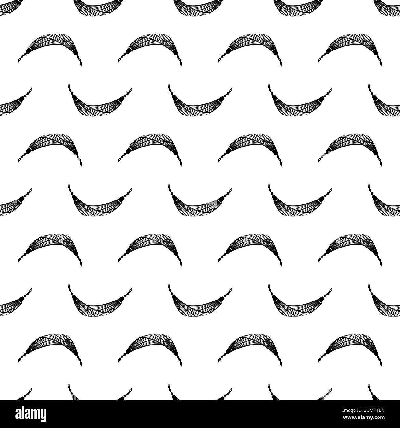 Textile hammock pattern seamless background texture repeat wallpaper geometric vector Stock Vector